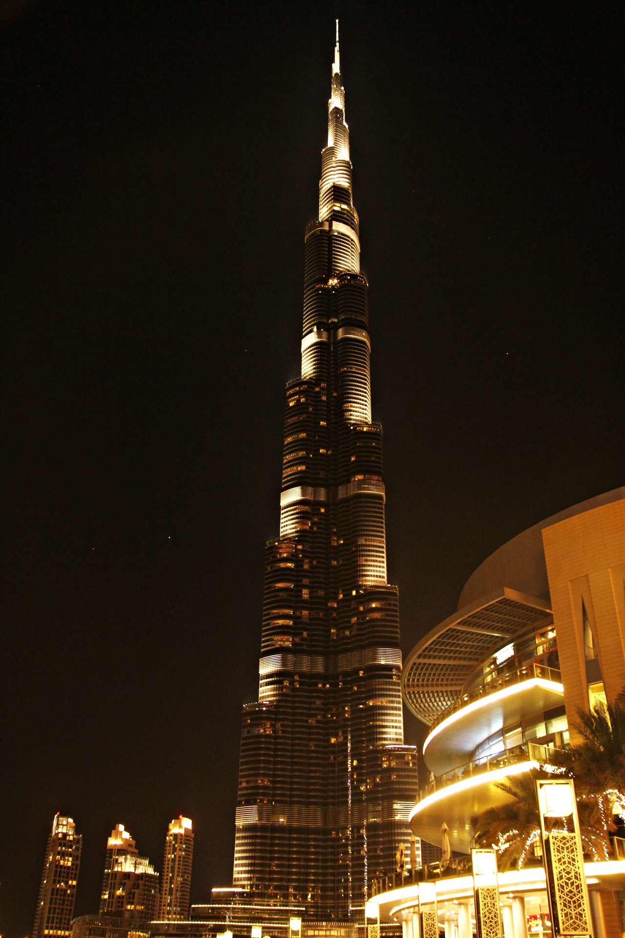 Burj Khalifa Bei Nacht DigitalPHOTO