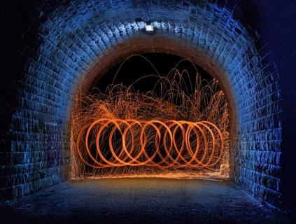 Licht im Tunnel 