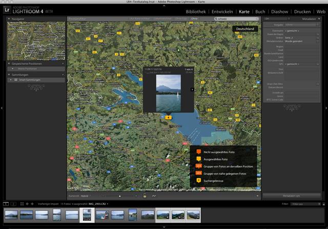 Geo-Tagging im neuen Karten-Modul