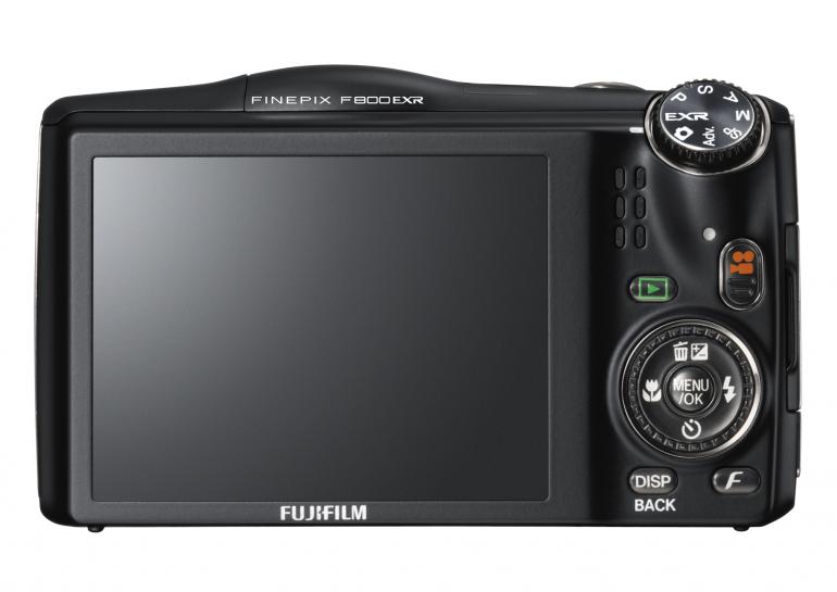 FinePix F800EXR / Rückseite