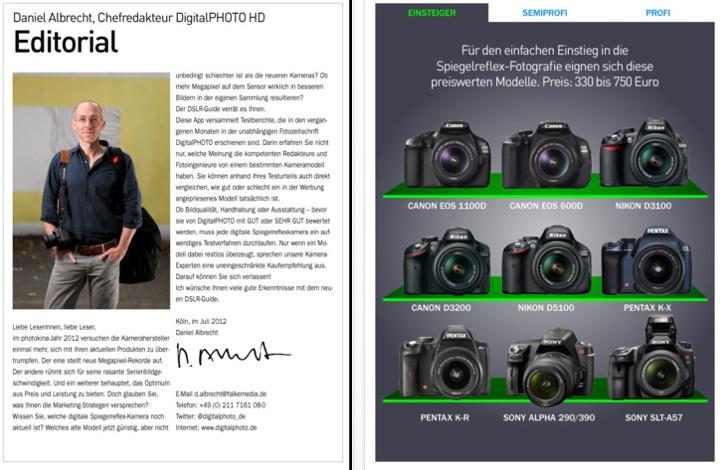 iPad-App: DigitalPHOTO DSLR GUIDE