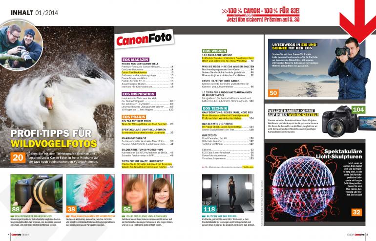 CanonFoto 01/2014 – Jetzt im Handel!