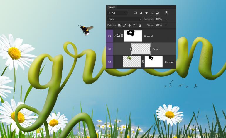 So gestalten Sie einen sommerlichen Texteffekt in Photoshop