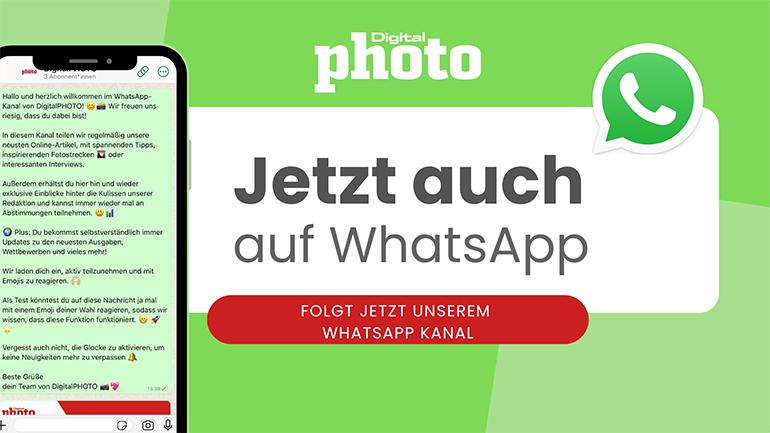 Auf unserem neuen WhatsApp-Kanal halten wir Sie von nun an immer auf dem Laufenden.