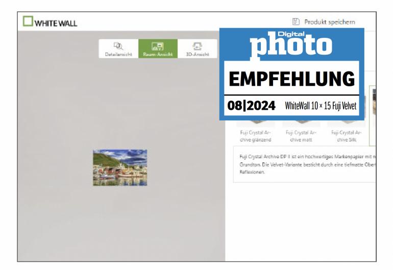 WhiteWall Premium-Fotoabzüge Testergebnis