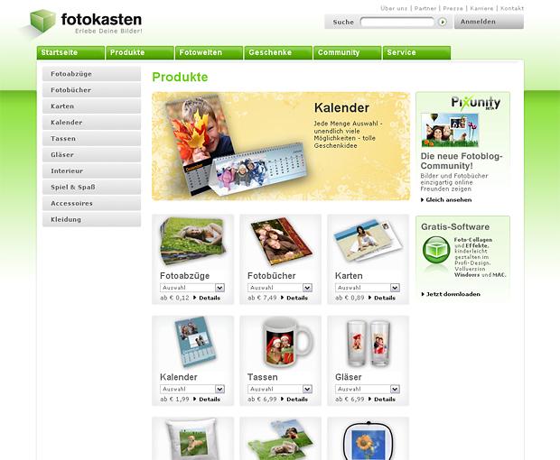 Relaunch: fotokasten mit Rabattaktion