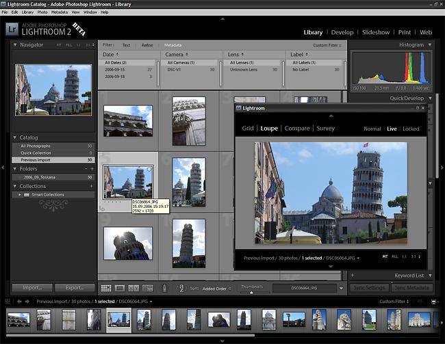 Photoshop Lightroom 2.0 Beta