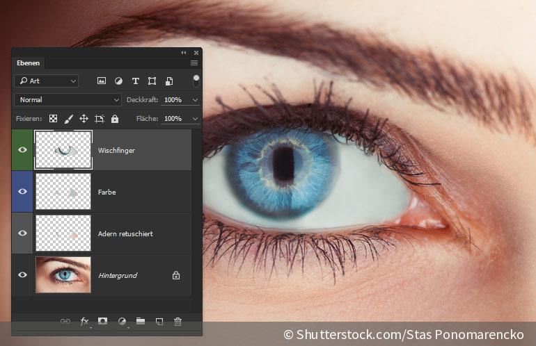 Photoshop Retusche Augen Lippen Und Haare Optimieren